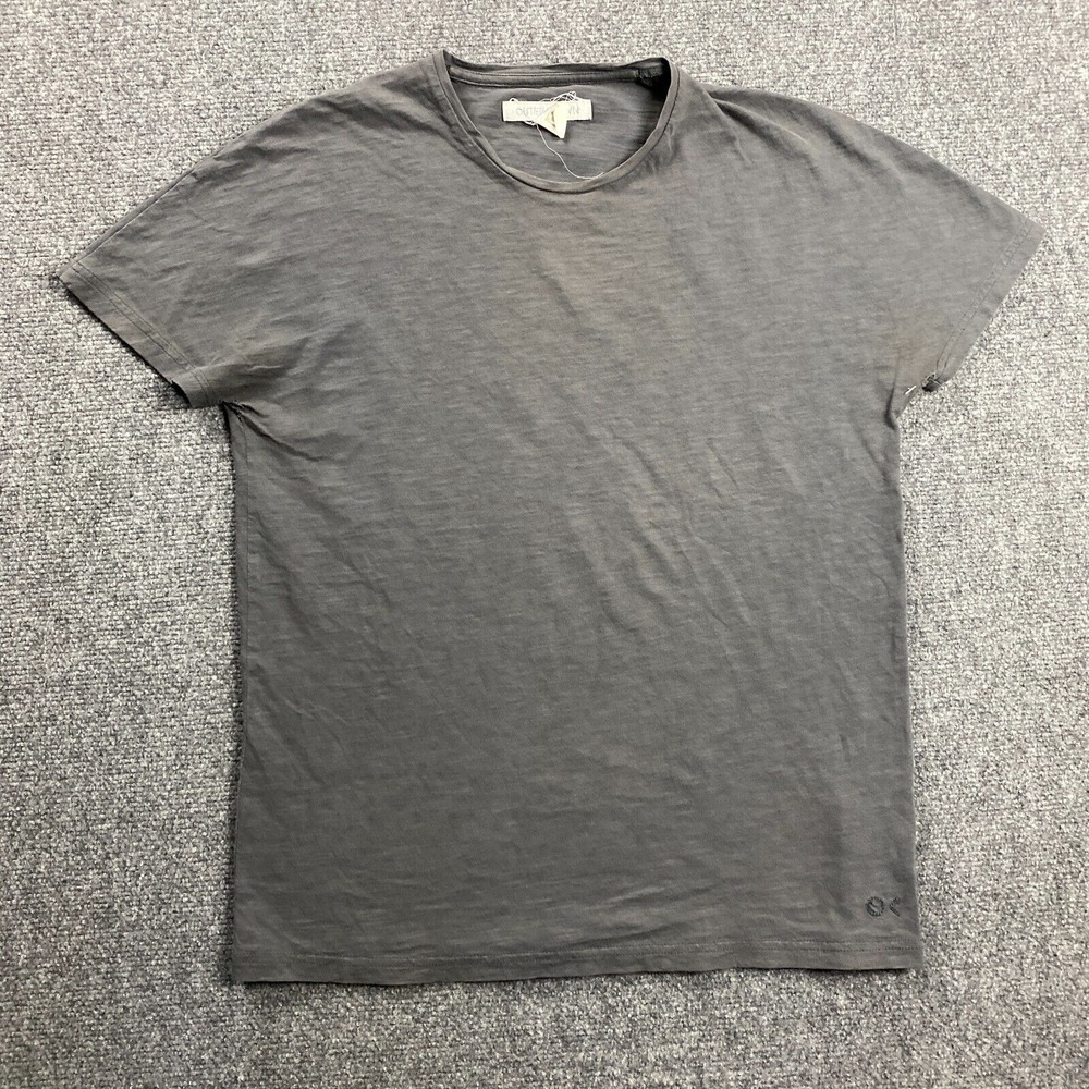 Outerknown Shirt Adults Small Gray Casual Short Sleeve Lightweight Thrashed Mens